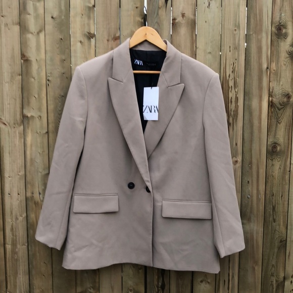 Zara Jackets & Blazers - Zara oversized double breasted blazer NWT
